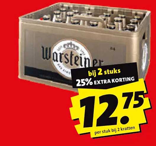 Warsteiner bij 2 stuks 25% EXTRA KORTING