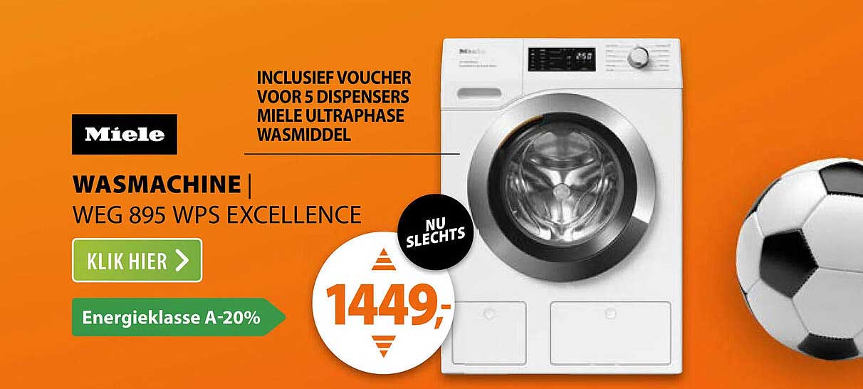 WASMACHINE WEG 895 WPS EXCELLENCE