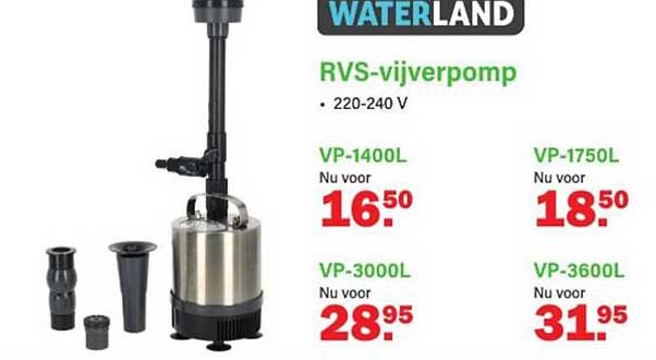 WATERLAND RVS-vijverpomp