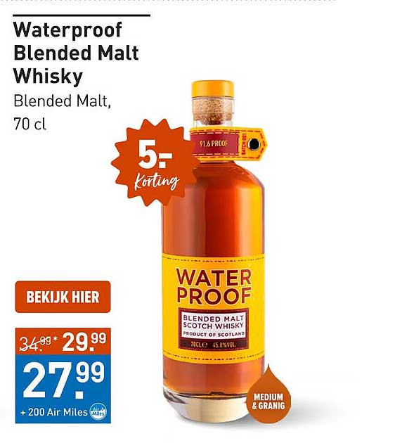 Waterproof Blended Malt Whisky