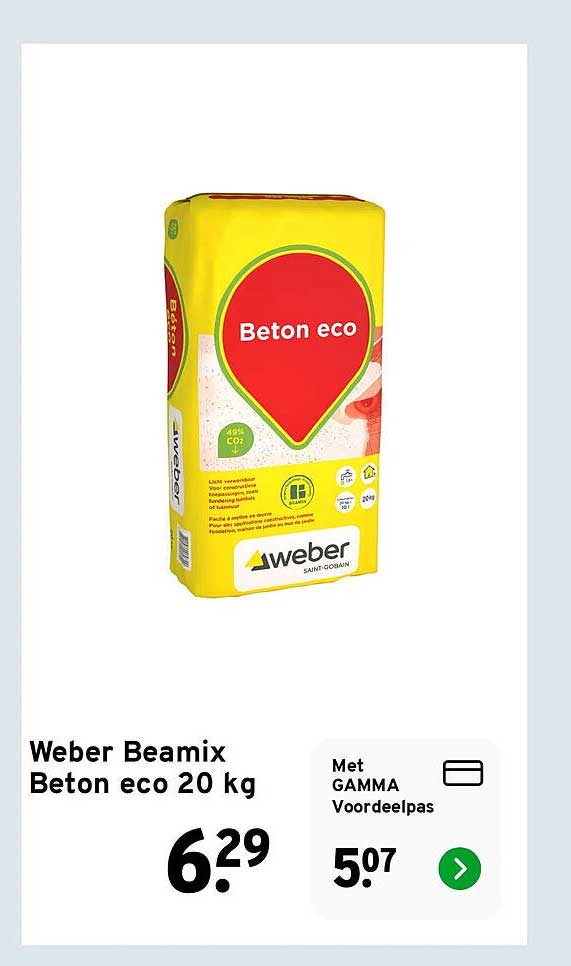 Weber Beamix Beton eco 20 kg