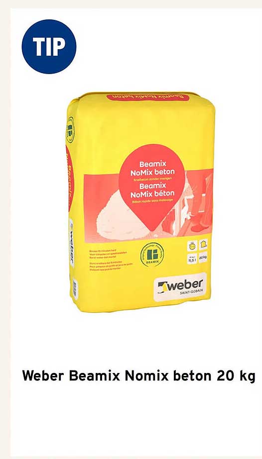 Weber Beamix Nomix beton 20 kg