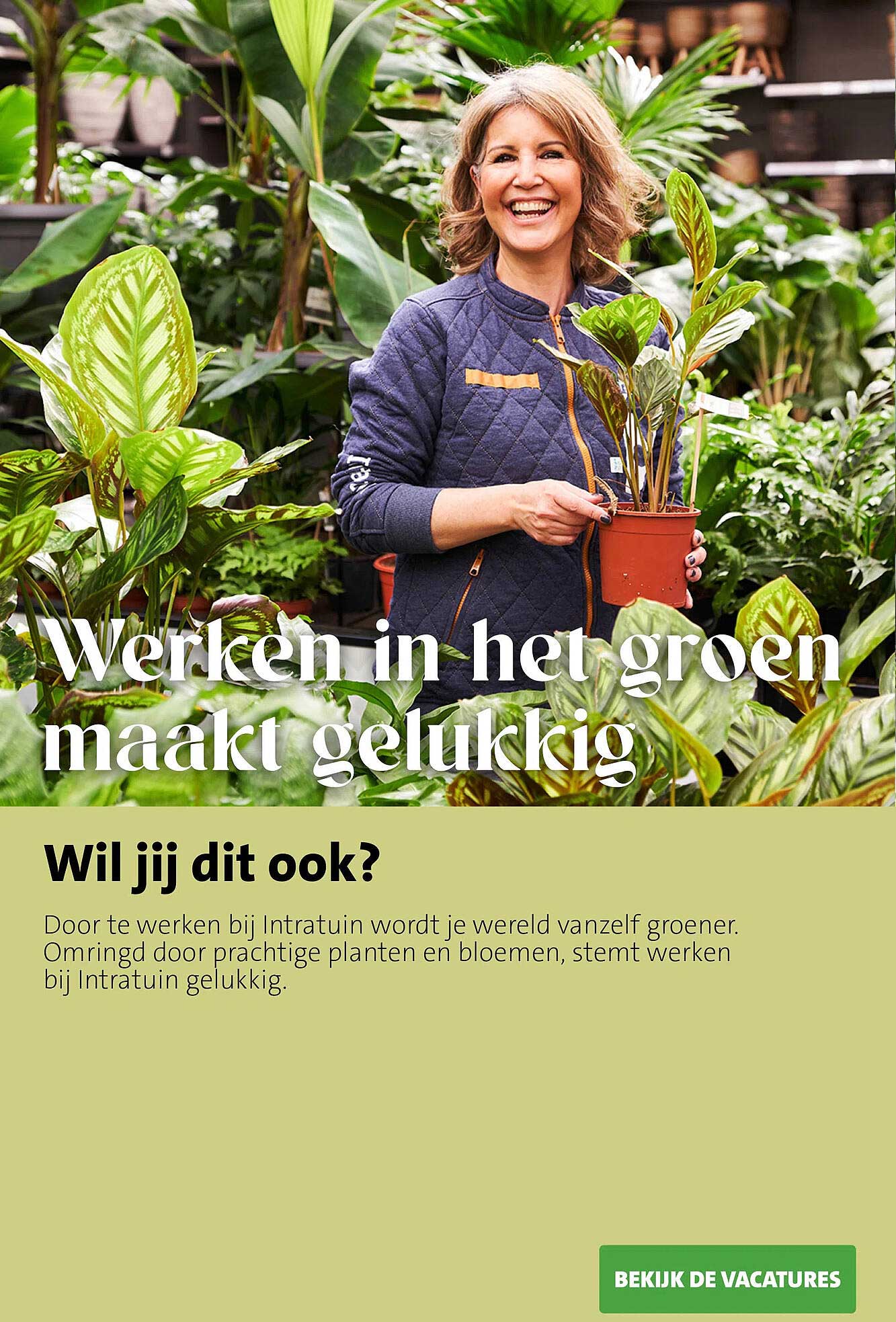 Werken in het groen maakt gelukkig