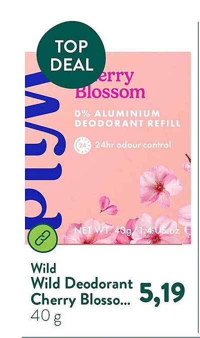 Wild Wild Deodorant Cherry Blosso...