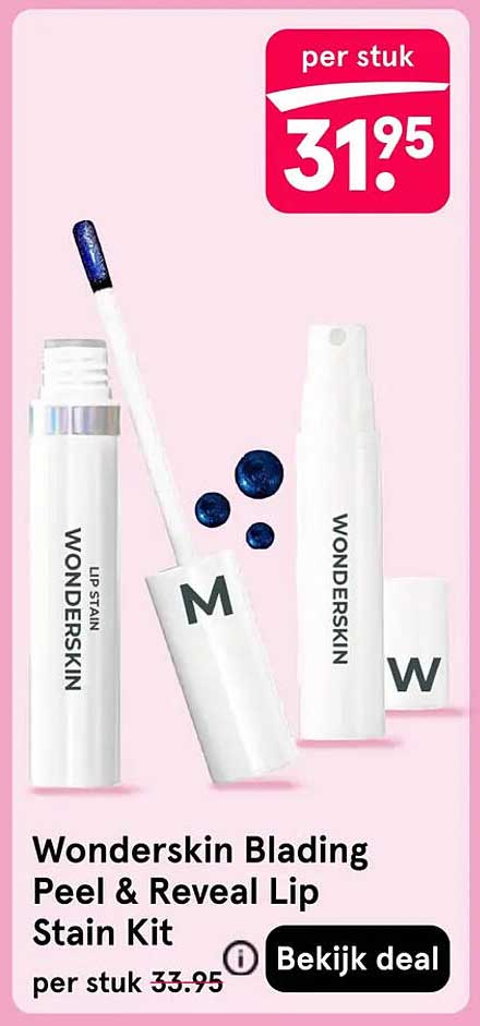 Wonderskin Blading Peel & Reveal Lip Stain Kit