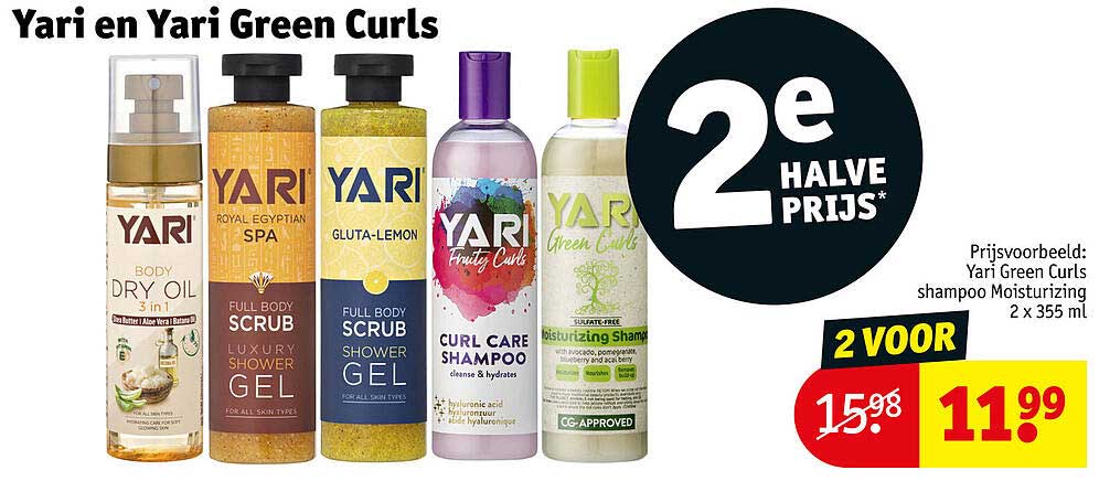 Yari en Yari Green Curls 2e halve prijs