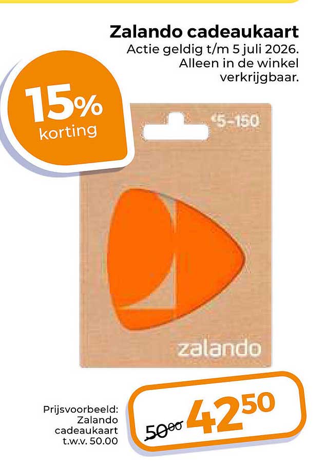 Zalando cadeaukaart