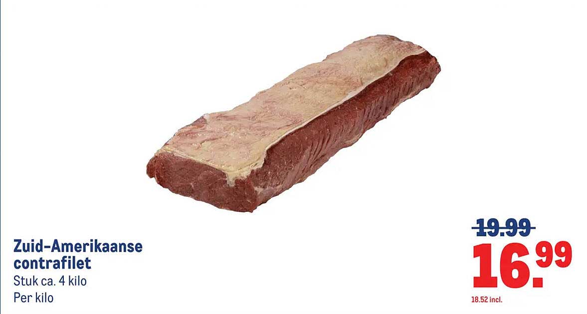 Zuid-Amerikaanse contrafilet