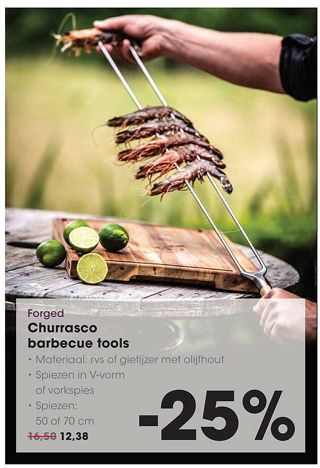 Churrasco barbecue tools