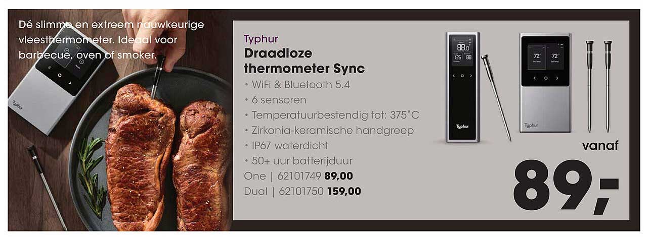 Draadloze thermometer Sync