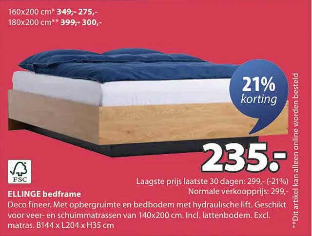 ELLINGE bedframe