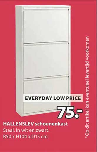 HALLENSLEV schoenenkast