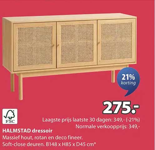 HALMSTAD dressoir