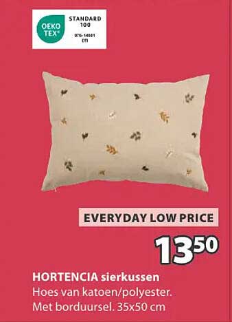 HORTENCIA sierkussen