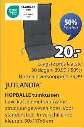 JUTLANDIA HOPBALLE tuinkussen
