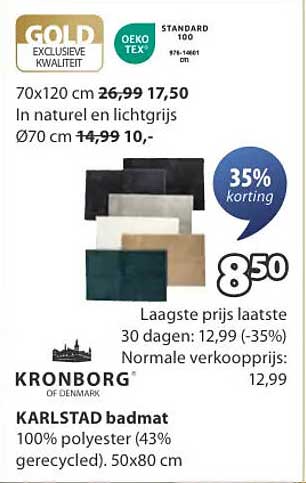 KARLSTAD badmat