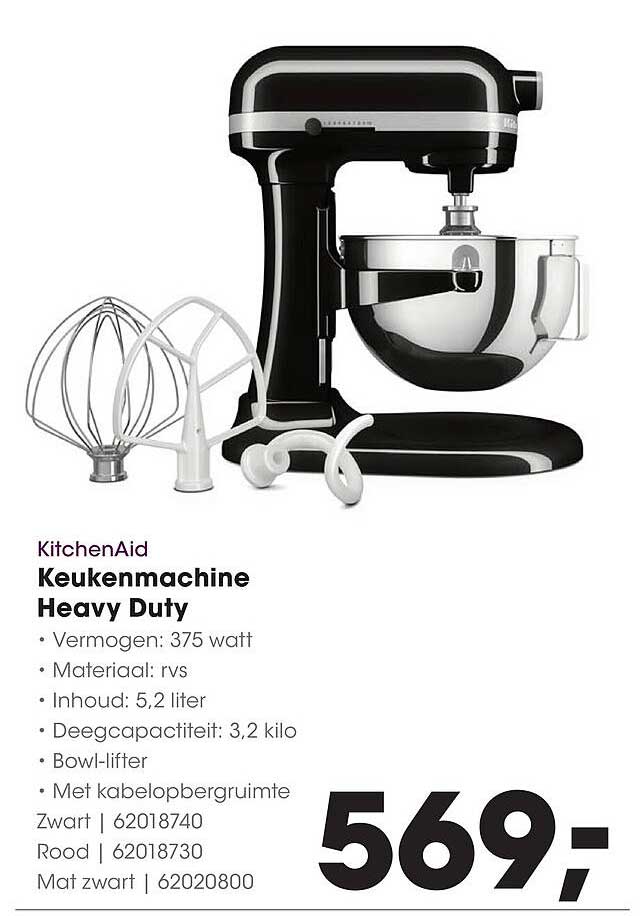 Keukenmachine Heavy Duty