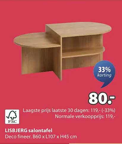 LISBJERG salontafel