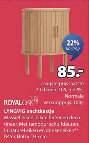 LYNGVIG nachtkastje