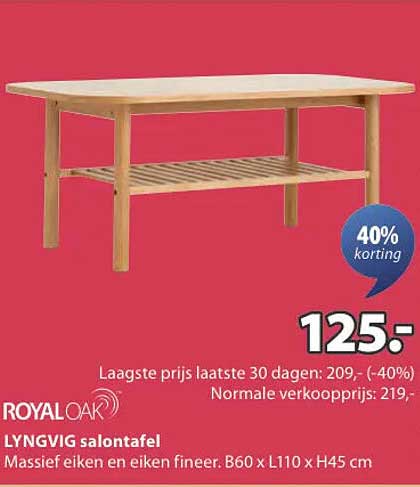 LYNGVIG salontafel