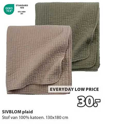 SIVBLOM plaid