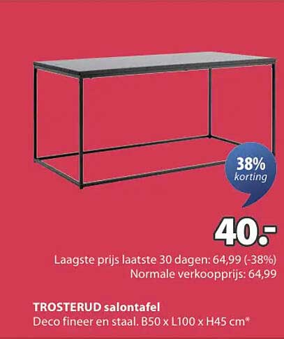 TROSTERUD salontafel