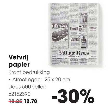 Vetvrij papier