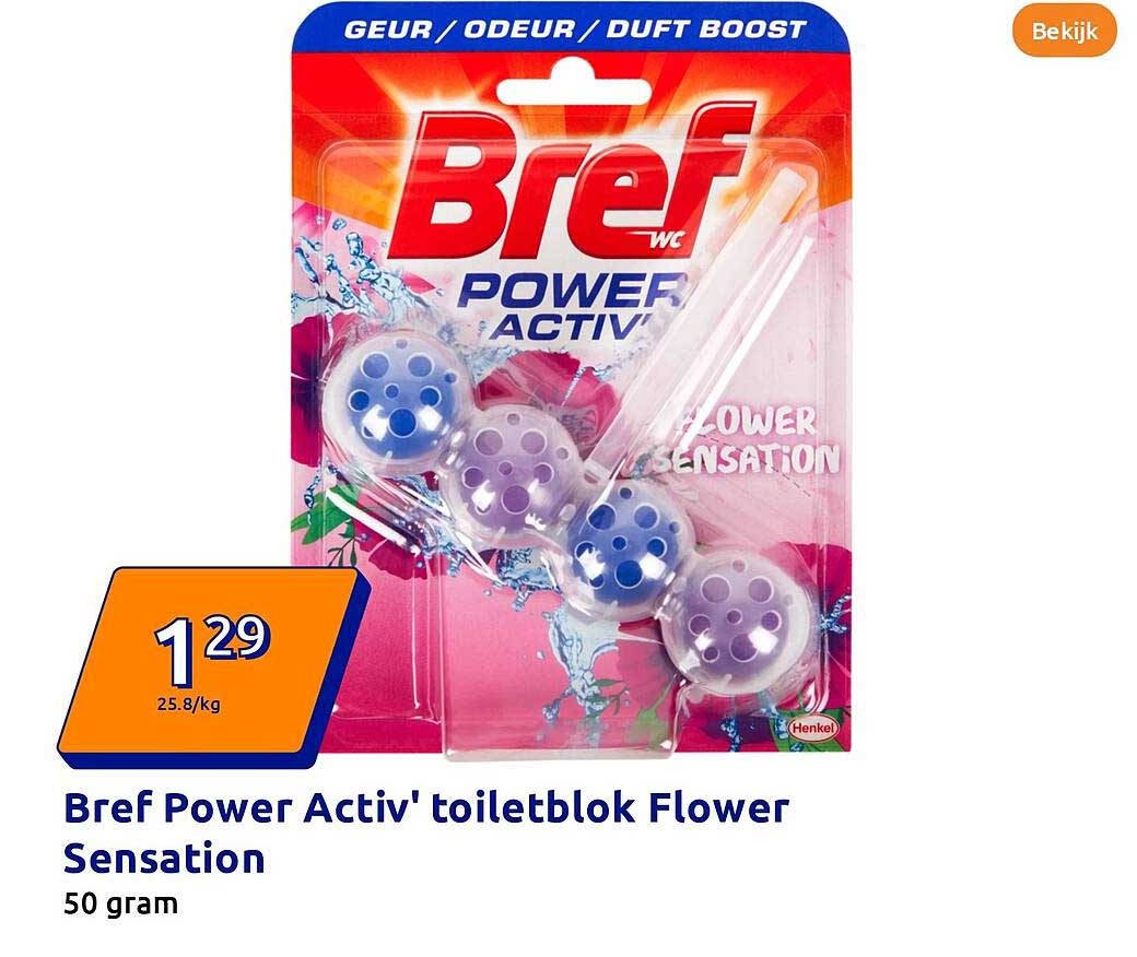 Bref Power Activ' toiletblok Flower Sensation