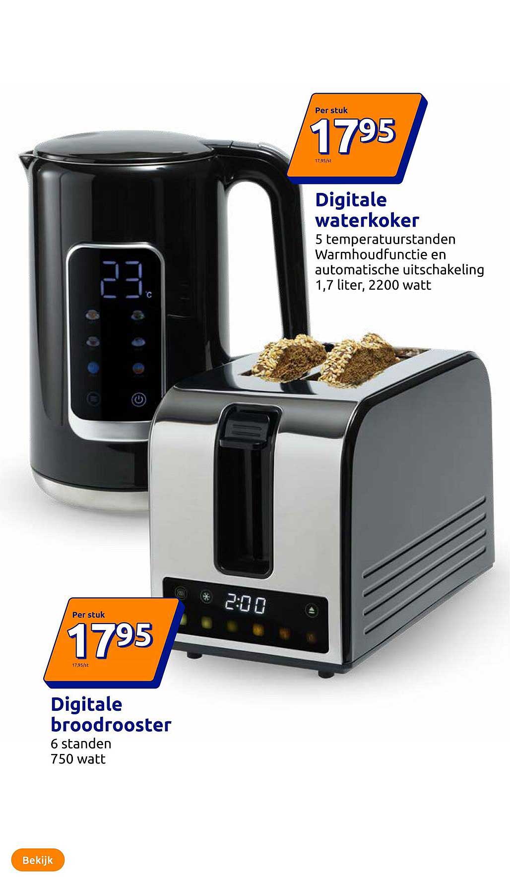 Digitale waterkoker