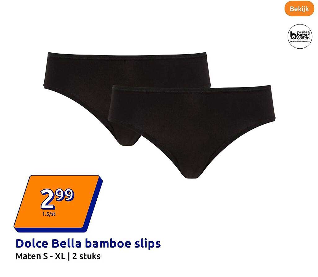 Dolce Bella bamboe slips