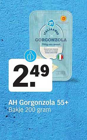 AH Gorgonzola 55+ Bakje 200 gram