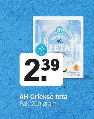 AH Griekse feta Pak 200 gram