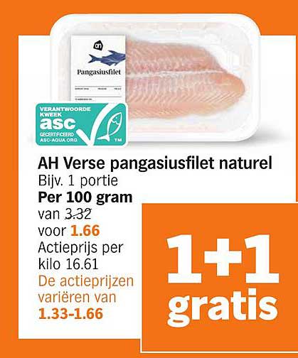 AH Verse pangasiusfilet natuur