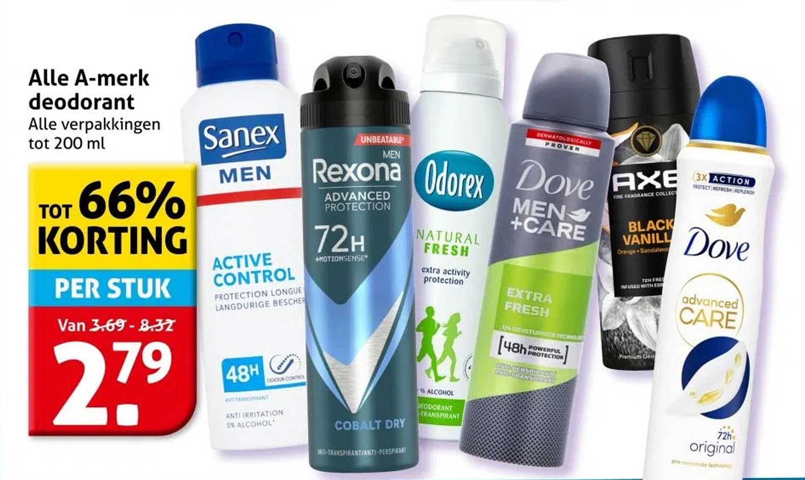 Alle A-merk deodorant