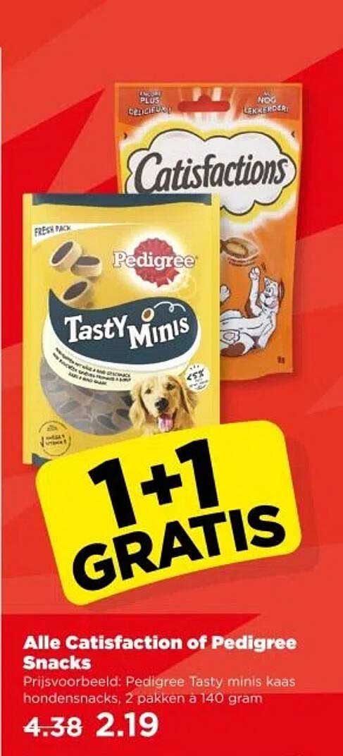 Alle Catisfaction of Pedigree Snacks