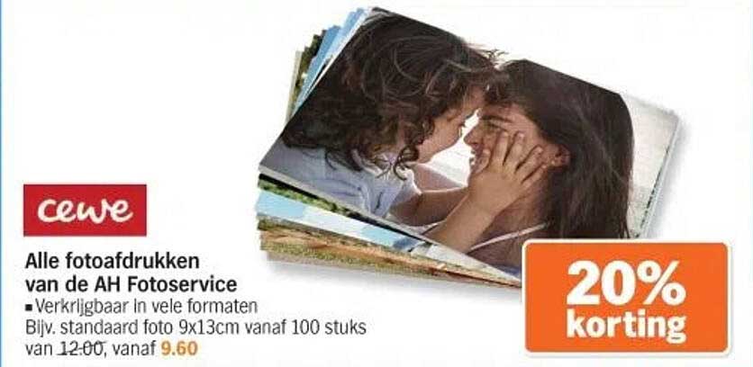 Alle fotoafdrukken van de AH Fotoservice