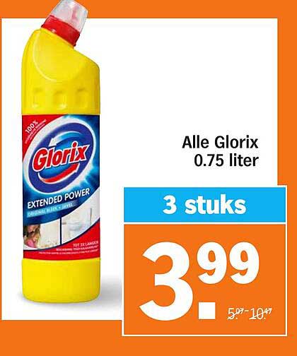 Alle Glorix 0.75 liter