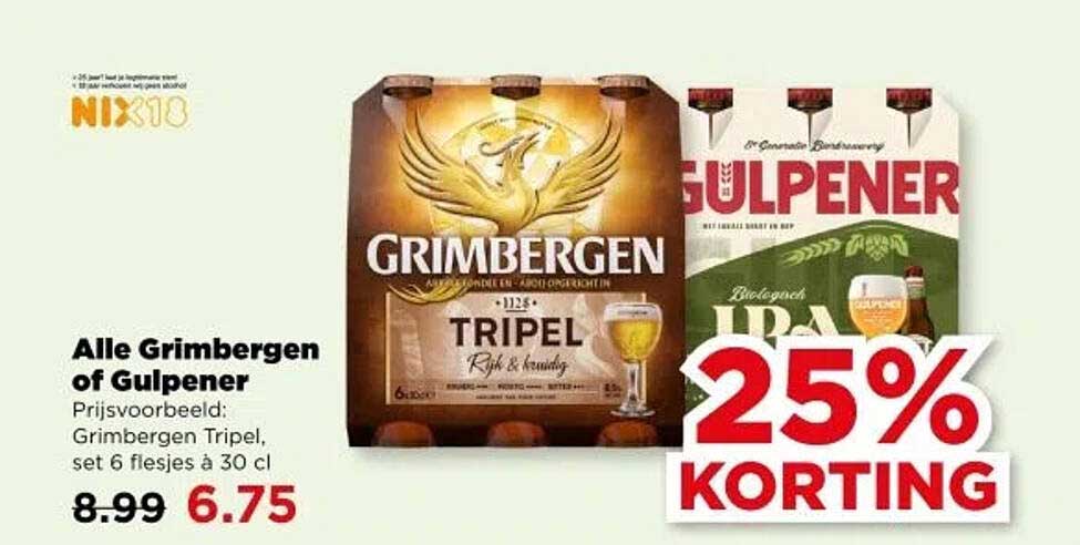 Alle Grimbergen of Gulpener