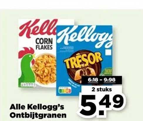 Alle Kellogg’s Ontbijtgranen