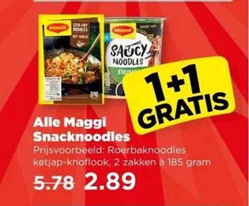 Alle Maggi Snacknoodles