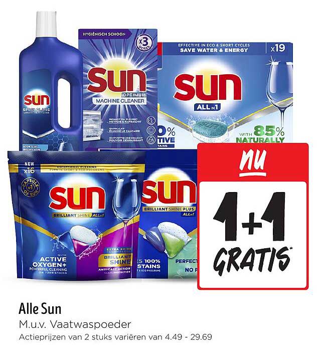 Alle Sun m.u.v. Vaatwaspoeder