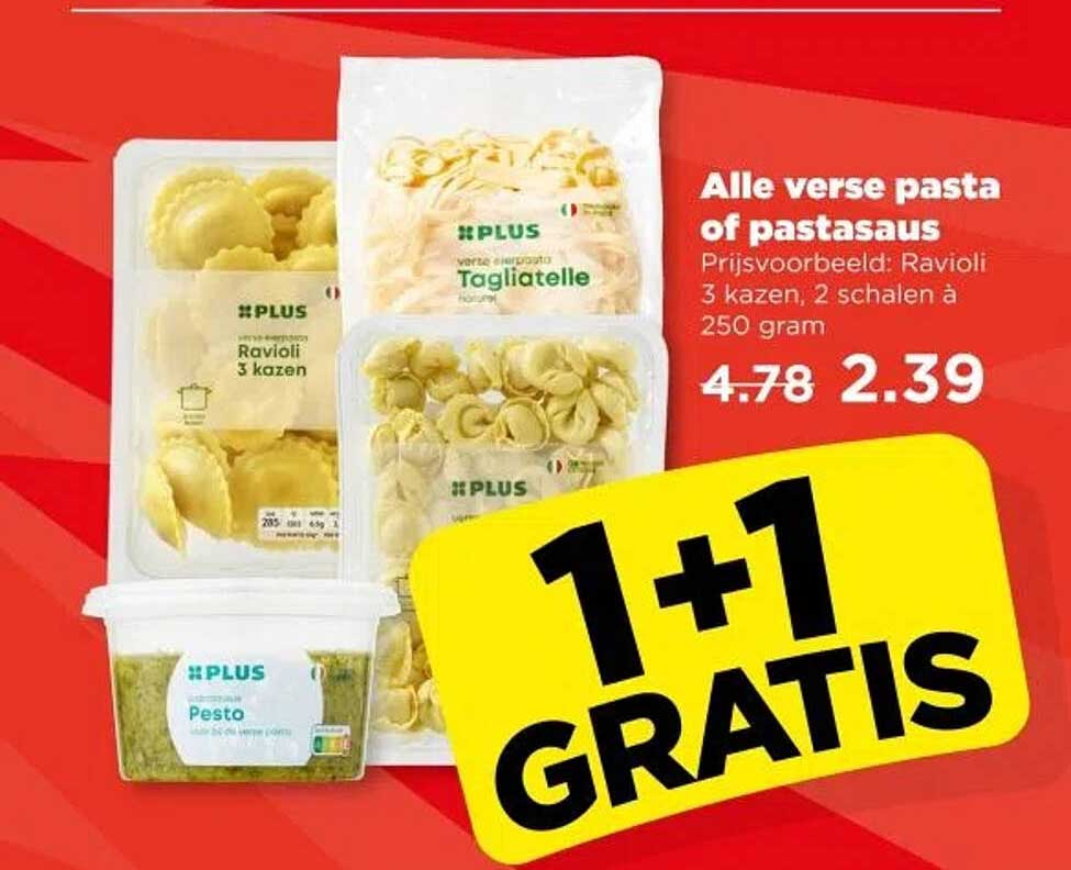 Alle verse pasta of pastasaus