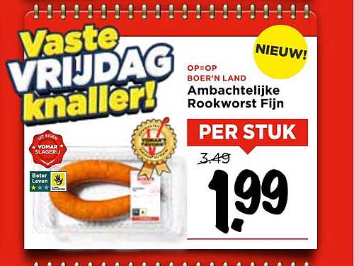 Ambachtelijke Rookworst Fijn