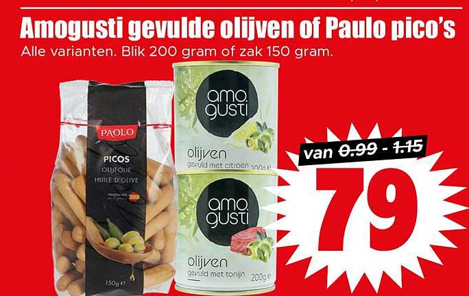 Amogusti gevulde olijven of Paulo pico's