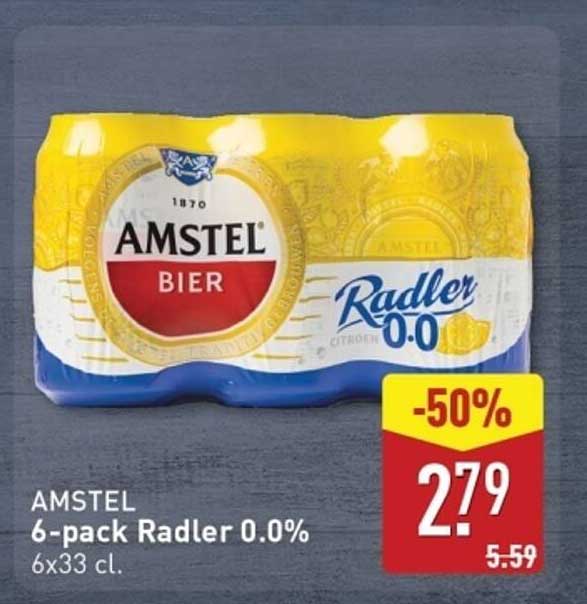 AMSTEL 6-pack Radler 0.0% 6x33 cl