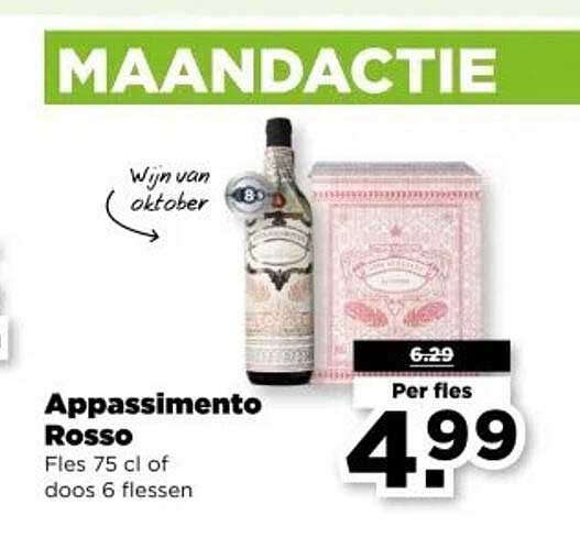 Appassimento Rosso Fles 75 cl doos 6 flessen