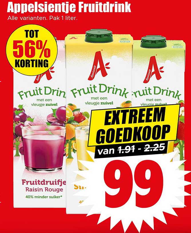 Appelsientje Fruitedrink