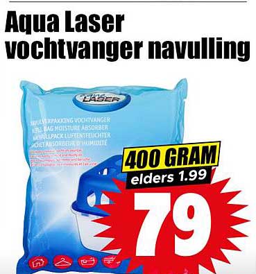 Aqua Laser vochtdemper navulling 400 gram