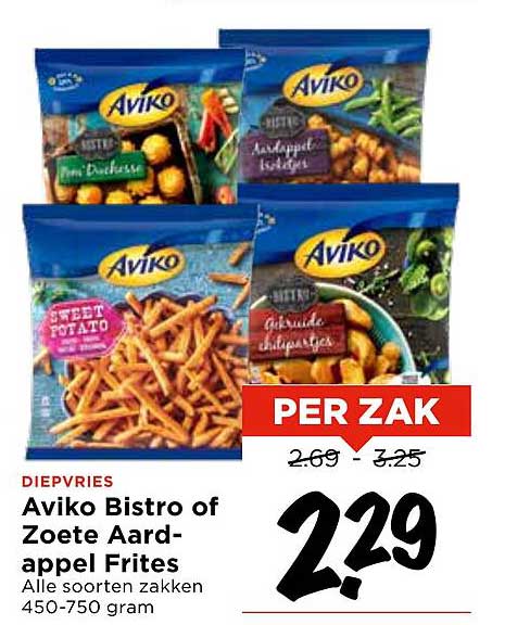 Aviko Bistro of Zoete Aardappel Frites