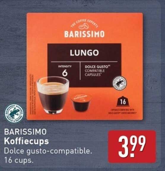 BARISSIMO Koffiecups